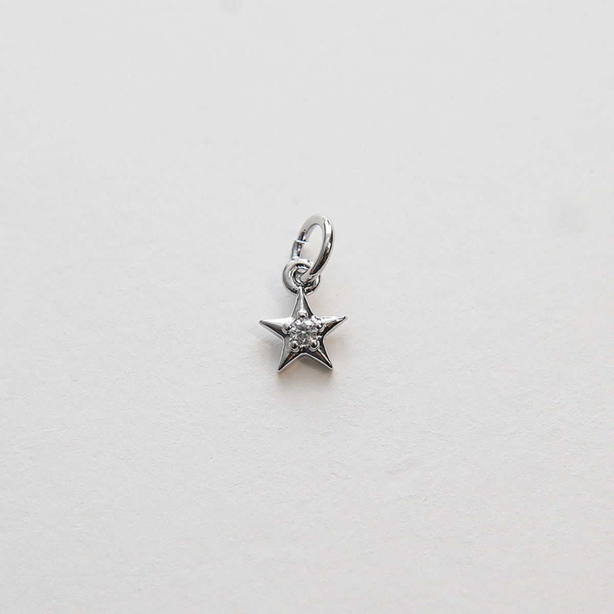 Gold Star Charms,18K Gold Filled CZ Micro Pave Star Pendant,Silver Star Charm Bracelet Necklace for DIY Jewelry Making Supply
