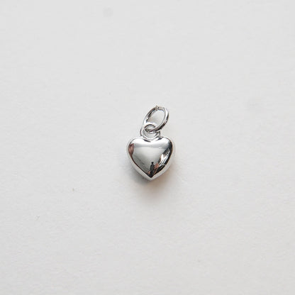 Gold Heart Charms,18K Gold Filled Heart Pendant,Tiny Heart Charm Bracelet Necklace for DIY Jewelry Making Supply