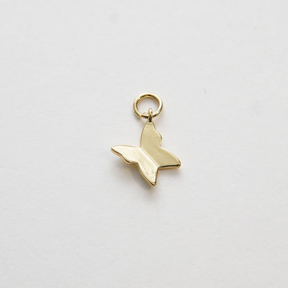 18K Gold Filled Butterfly Charm Pendant for Jewelry Making