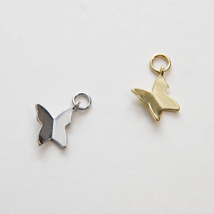 18K Gold Filled Butterfly Charm Pendant for Jewelry Making