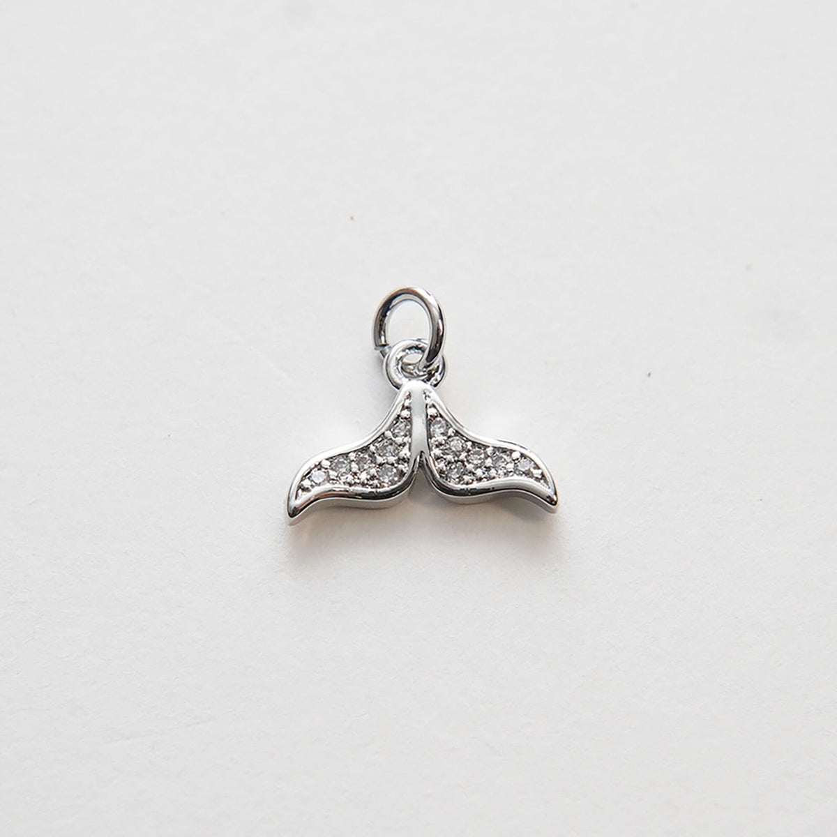 18K Gold Filled Cross CZ Charm Pendant for Jewelry Making