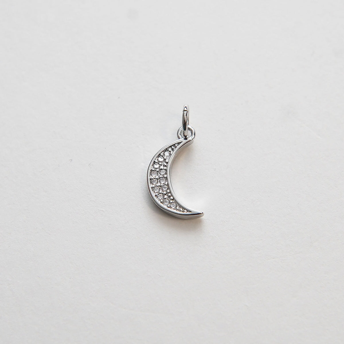 18K Gold Filled Moon Charm Pendant for Jewelry Making