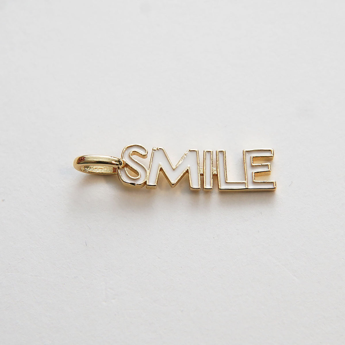 18K Gold Filled Hand Enamel Charm Pendant for Jewelry Making