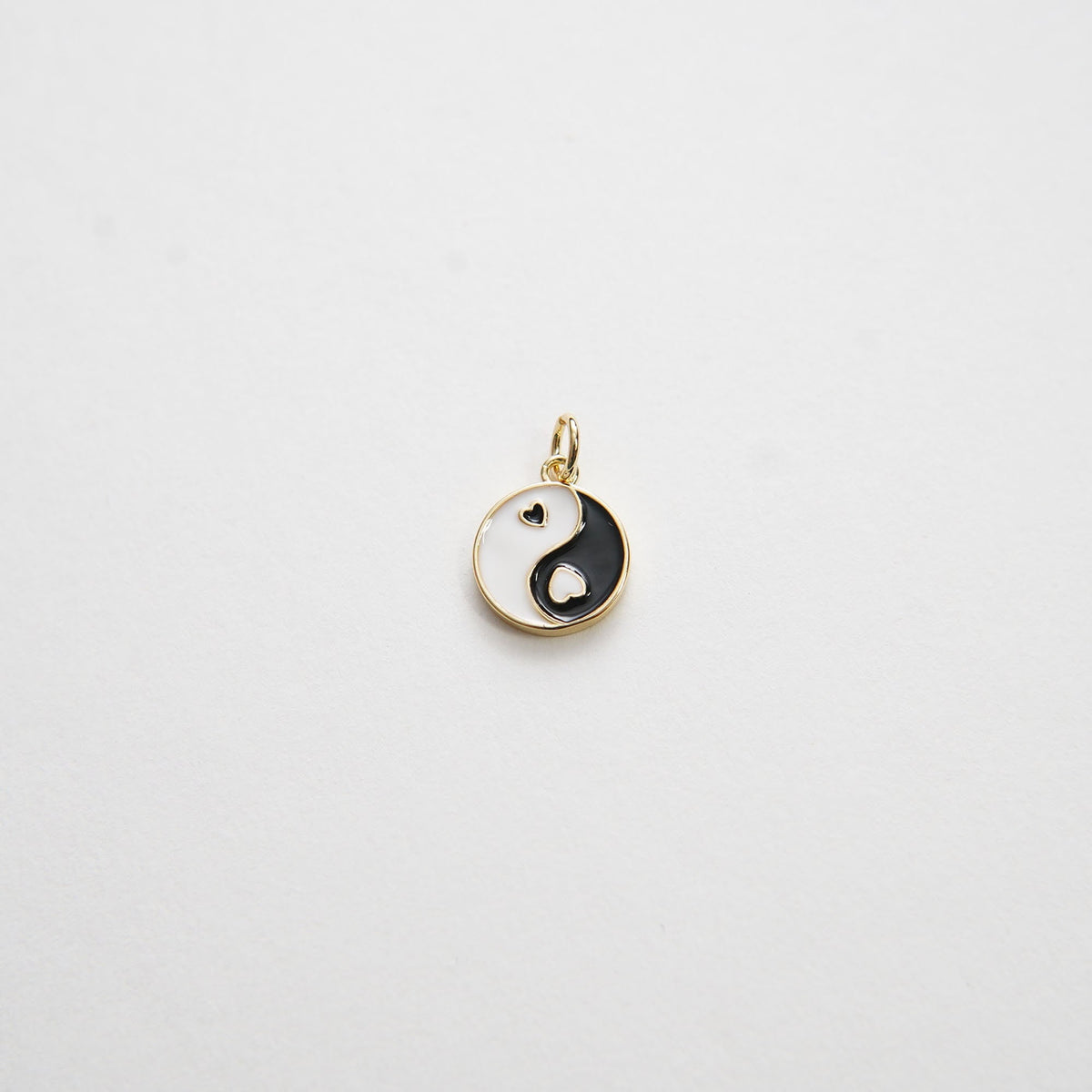 18K Gold Filled Hand Enamel Charm Pendant for Jewelry Making