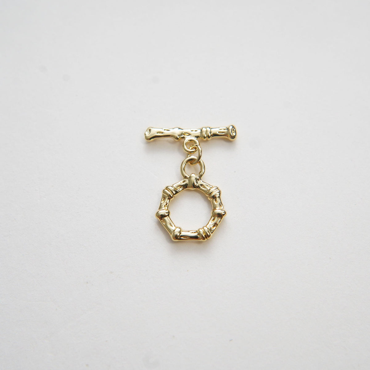 18K Gold Toggle Clasp, Gold OT Clasp Fancy Design OT Clasp Bulk Supply for Bracelet Necklace Component