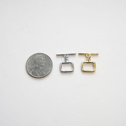 Gold Filled Square Clasp for Jewelry Making