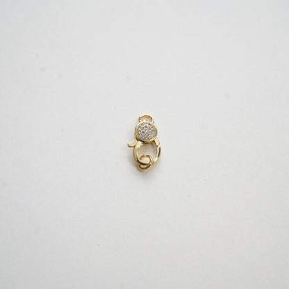 Gold Clasp,18K Gold Filled Lobster Clasp Gold Lobster Claw for DIY Jewelry Finding Necklace Bracelet