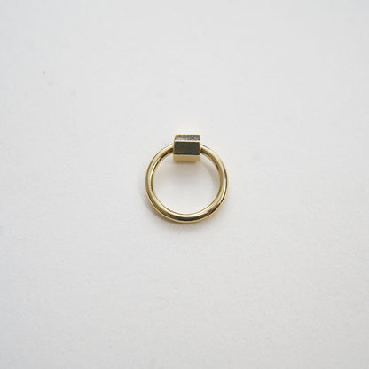 18K Gold Filled Round Carabiner Clasp,Buckle Clasp,Carabiner Screw Clasp,Turnbuckle,for DIY Jewelry