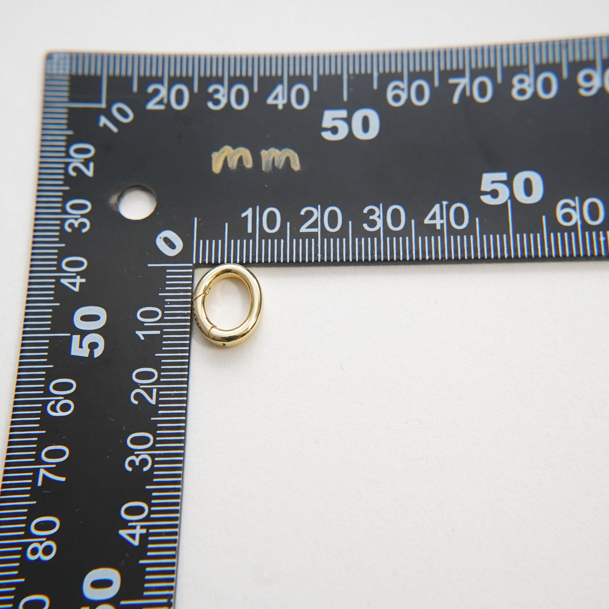 18K Gold Filled Oval Clasp for Jewelry Making
