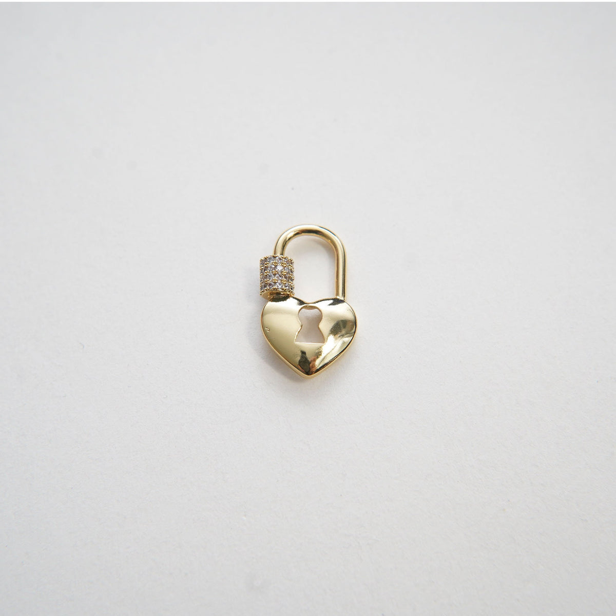 18K Gold Filled Heart Key Carabiner Clasp,Buckle Clasp,Carabiner Screw Clasp,Turnbuckle,for DIY Jewelry
