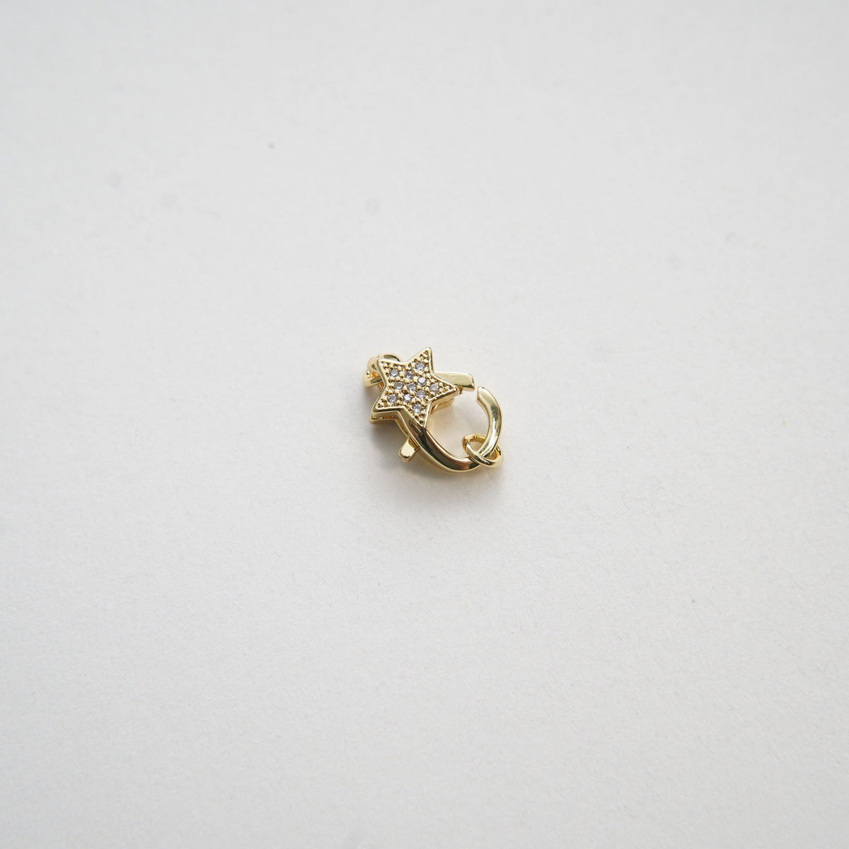 Gold Star Lobster Clasp, Unique Design Lobster Claw with Jump Ringfor Necklace Bracelet Anklet Making