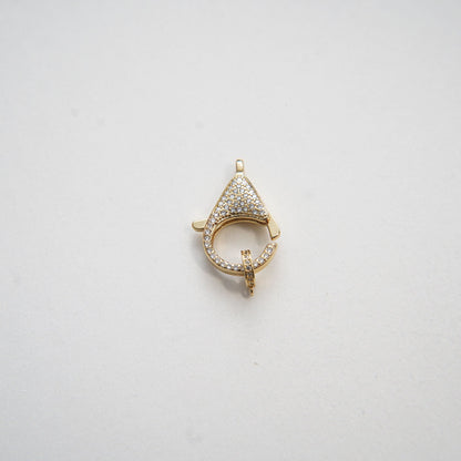 Gold Clasp,18K Gold Filled Lobster Clasp Gold Lobster Claw for DIY Jewelry Finding Necklace Bracelet