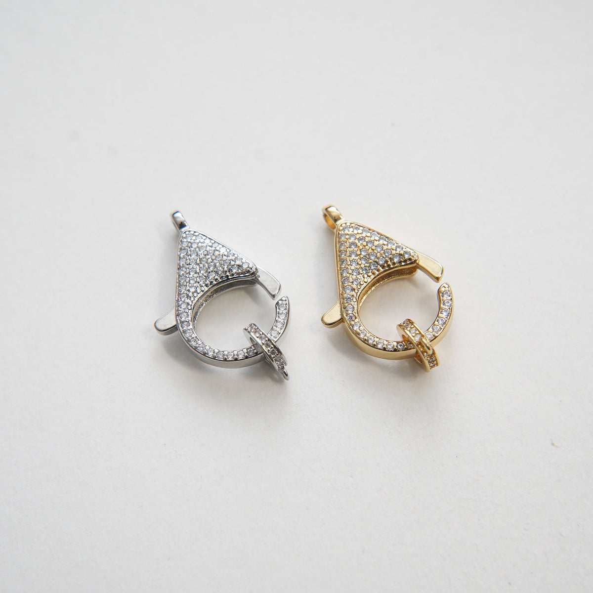 Gold Clasp,18K Gold Filled Lobster Clasp Gold Lobster Claw for DIY Jewelry Finding Necklace Bracelet