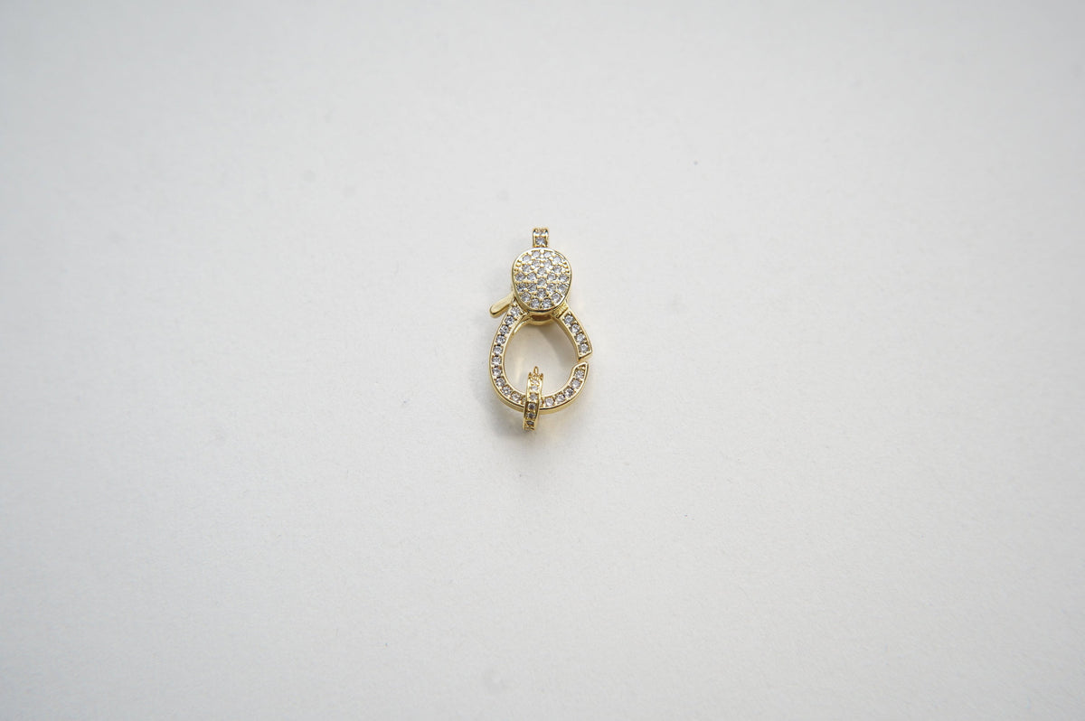 Black Clasp,18K Gold Filled Lobster Clasp Gold Lobster Claw for DIY Jewelry Finding Necklace Bracelet