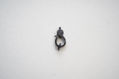 Black Clasp,18K Gold Filled Lobster Clasp Gold Lobster Claw for DIY Jewelry Finding Necklace Bracelet