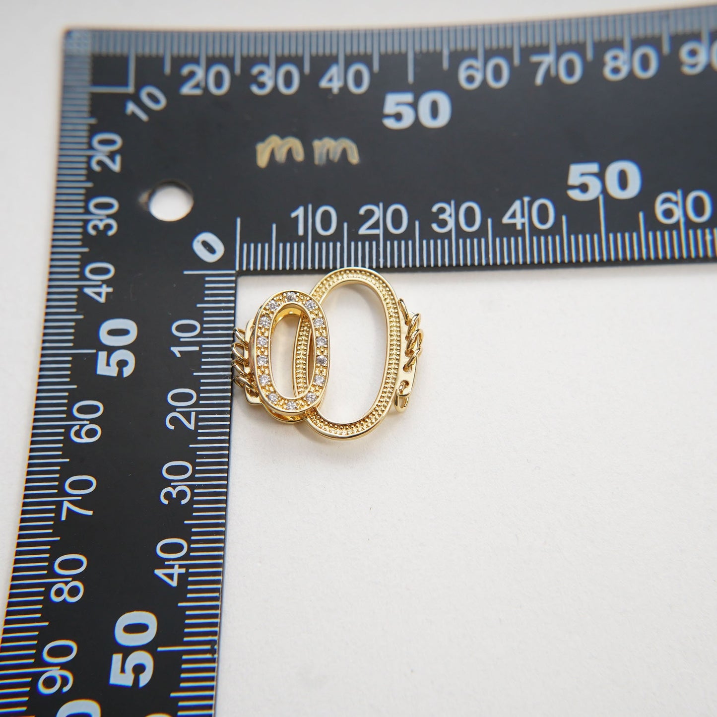 18K Gold Filled necklace connector for DIY Jewelry