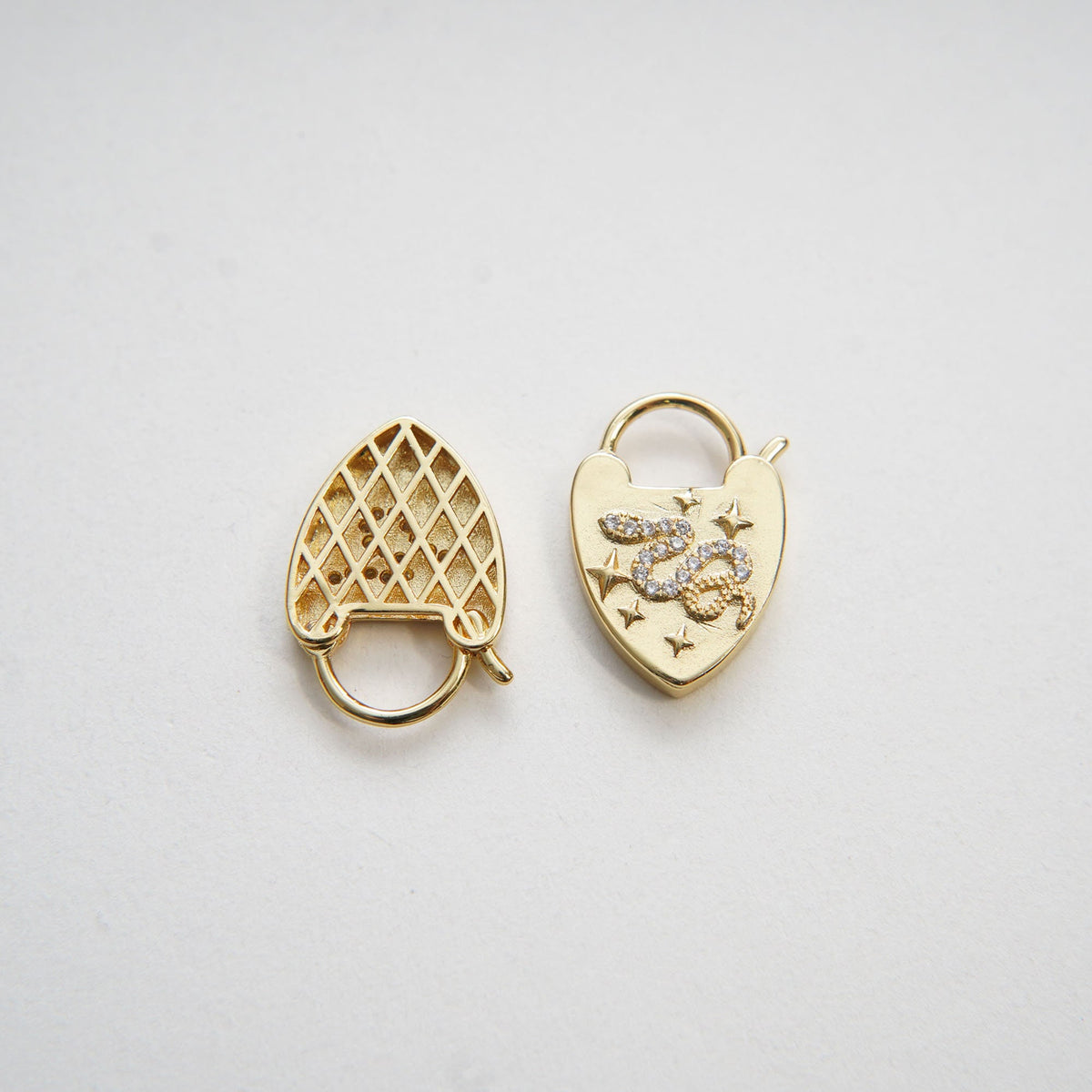 Gold Filled Snake Clasp for Jewelry Making