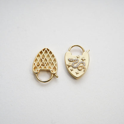 Gold Filled Snake Clasp for Jewelry Making