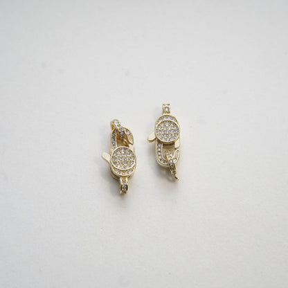 Gold Clasp,18K Gold Filled Lobster Clasp Gold Lobster Claw for DIY Jewelry Finding Necklace Bracelet