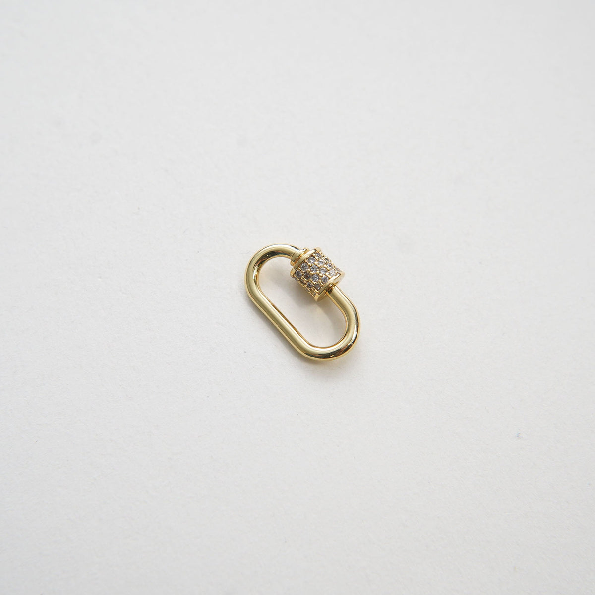 18K Gold Filled Oval Carabiner Clasp,Buckle Clasp,Carabiner Screw Clasp,Turnbuckle,for DIY Jewelry