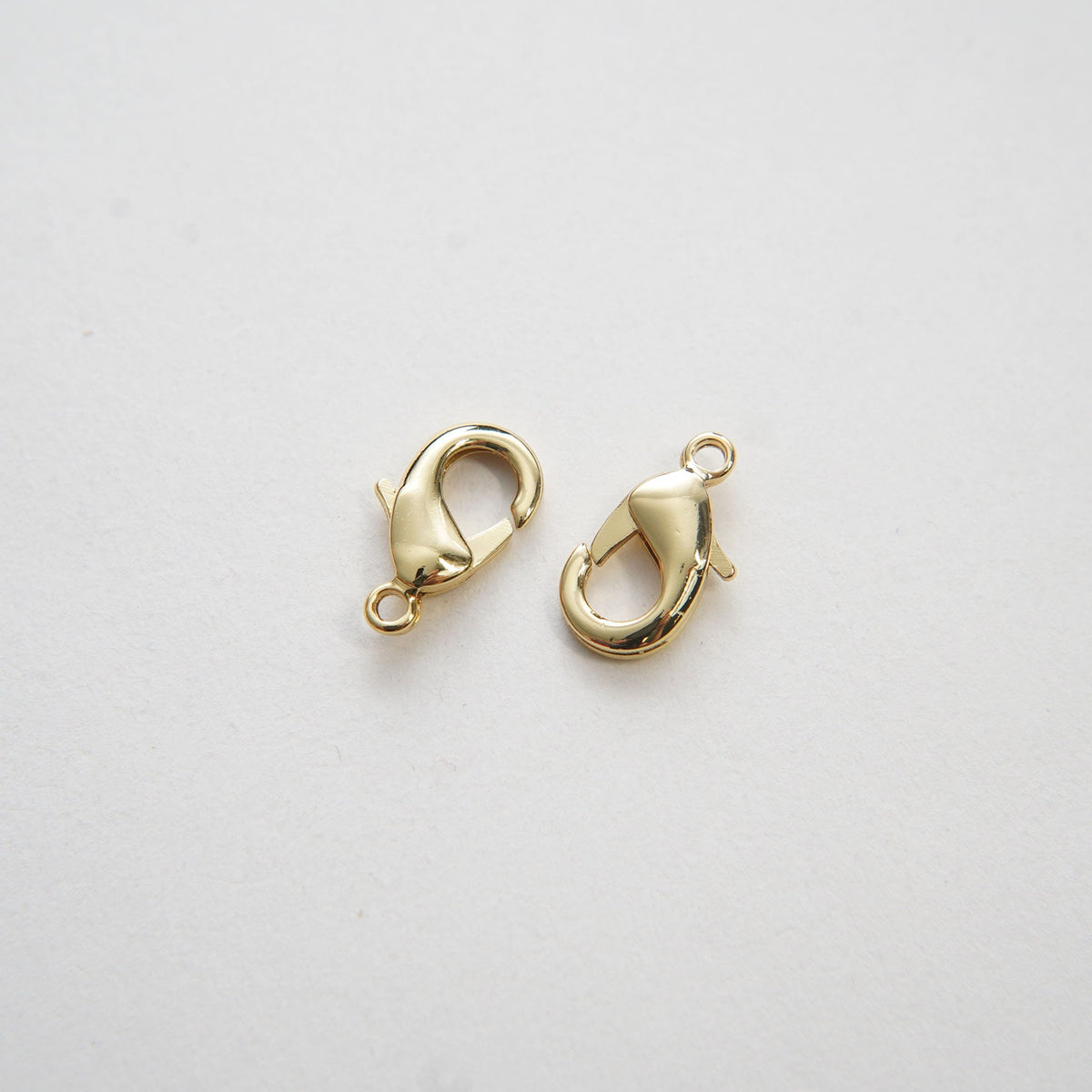 Gold Necklace Clasp,18K Gold Filled Lobster Clasp Gold Lobster Claw for DIY Jewelry Finding Necklace Bracelet