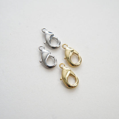 Gold Necklace Clasp,18K Gold Filled Lobster Clasp Gold Lobster Claw for DIY Jewelry Finding Necklace Bracelet
