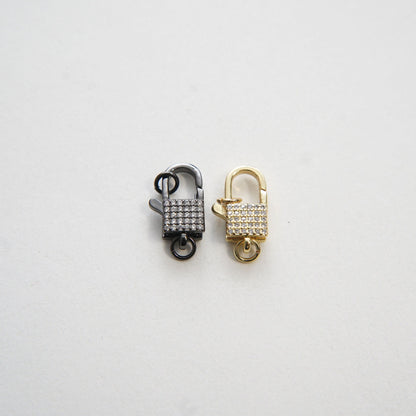 Gold Necklace Connector Clasp,18K Gold Filled Lobster Clasp Gold Lobster Claw for DIY Jewelry Finding Necklace Bracelet
