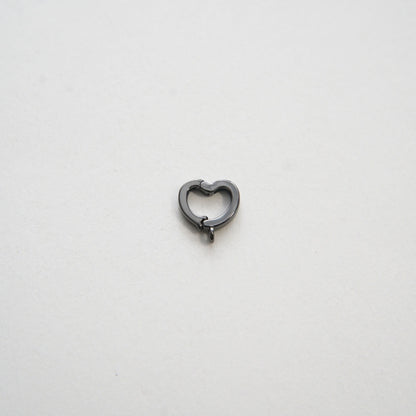 18K Gold Filled Heart Charm Pendant for Jewelry Making