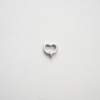 18K Gold Filled Heart Charm Pendant for Jewelry Making