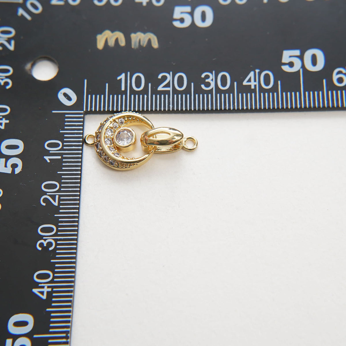 18K Gold Filled Heart Charm Pendant for Jewelry Making