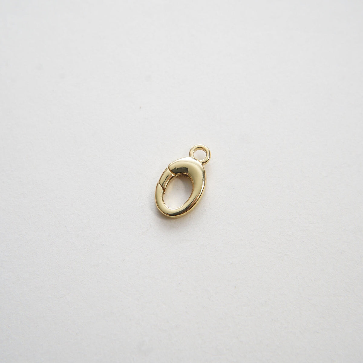 18K Gold Filled Heart Charm Pendant for Jewelry Making