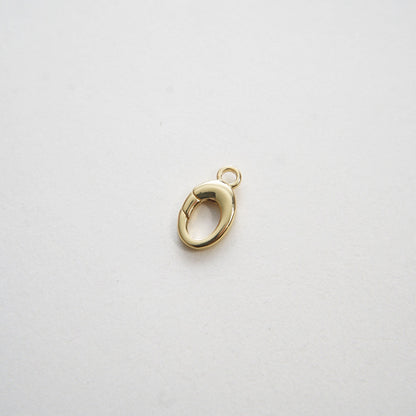 18K Gold Filled Heart Charm Pendant for Jewelry Making
