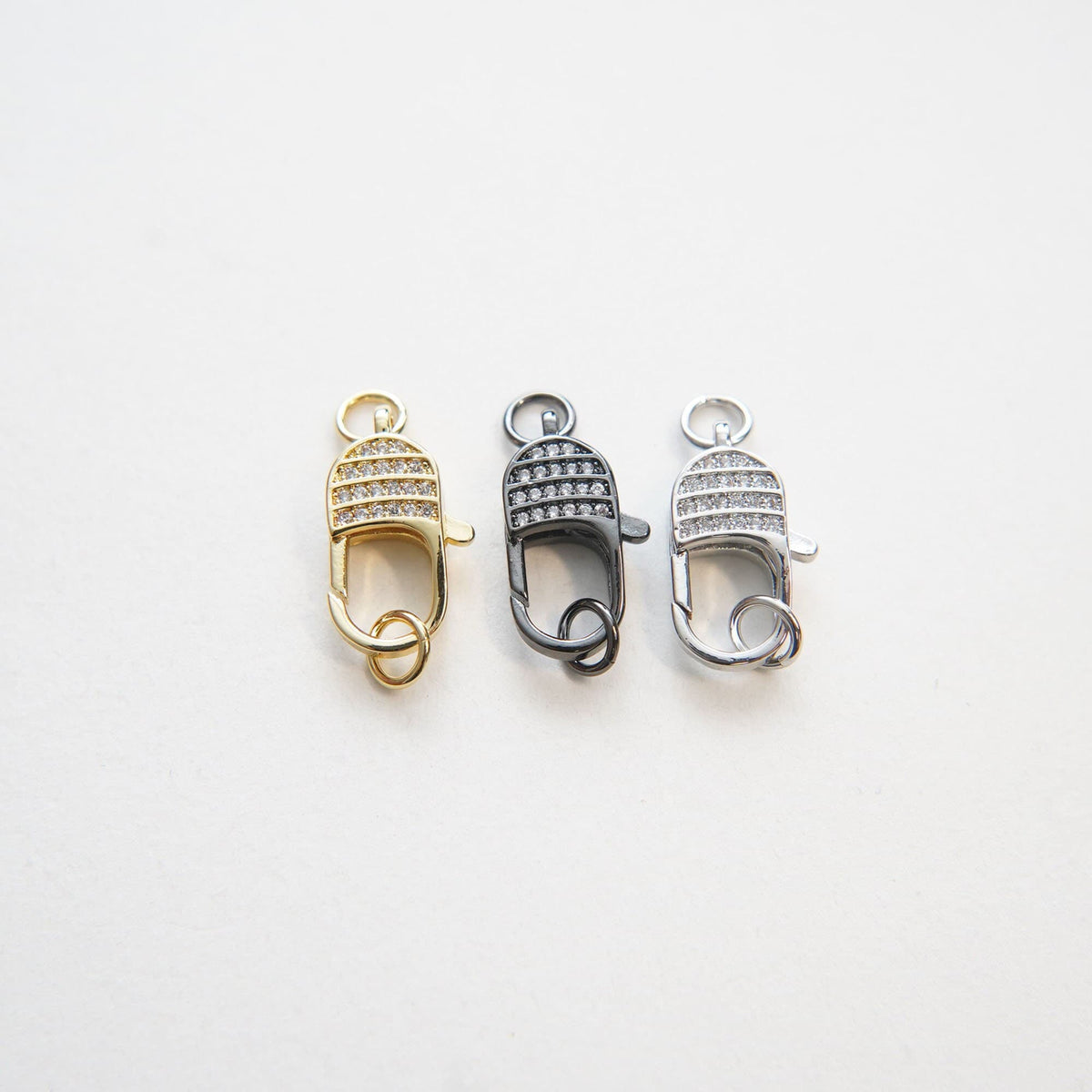 Gold Necklace Connector Clasp,18K Gold Filled Lobster Clasp Gold Lobster Claw for DIY Jewelry Finding Necklace Bracelet