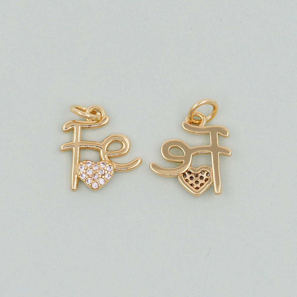 18K Gold Filled Charm Pendant for Jewelry Making
