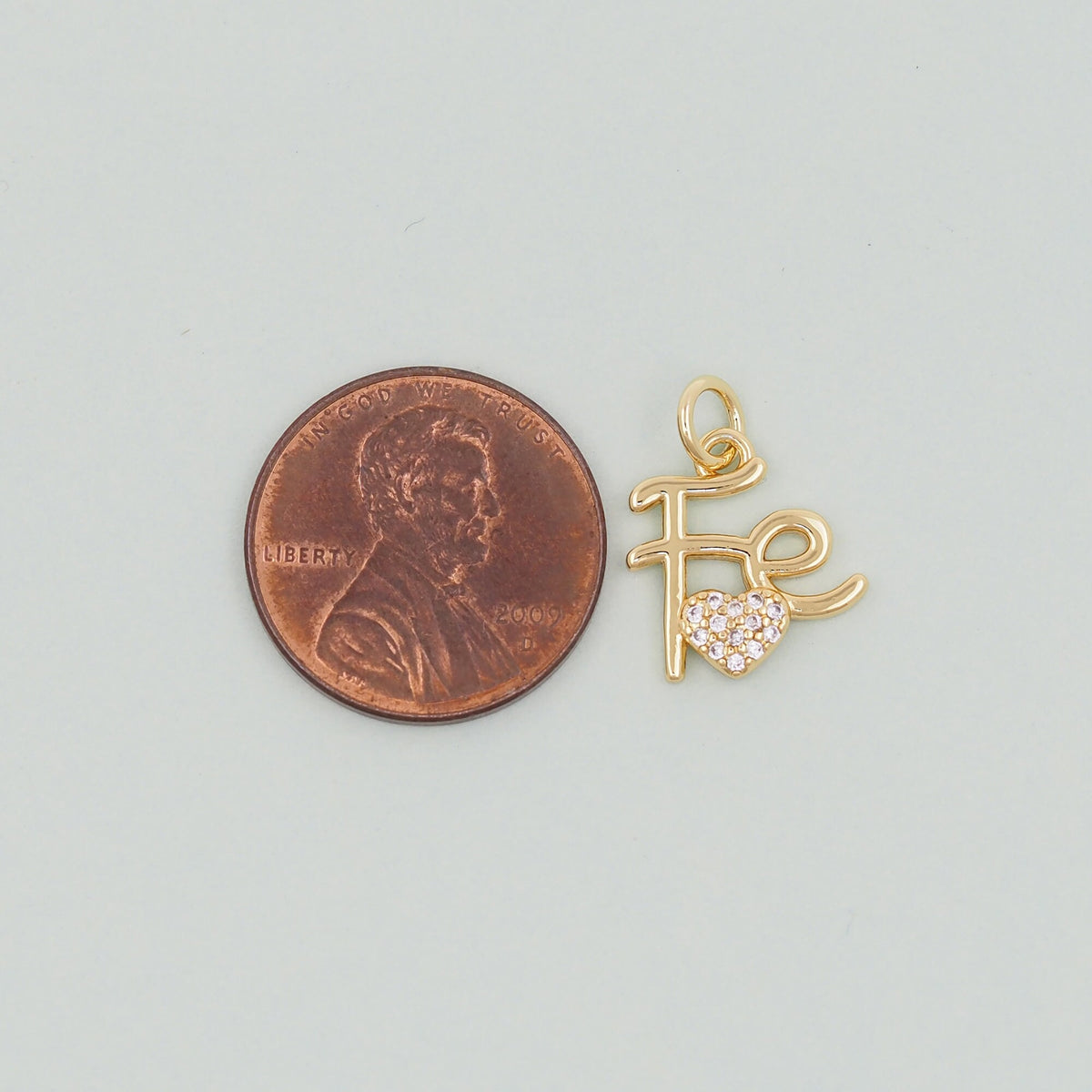 18K Gold Filled Charm Pendant for Jewelry Making