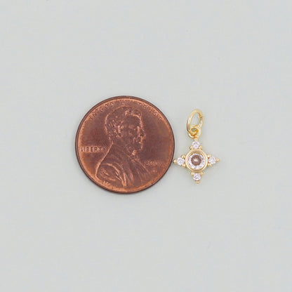 Gold Oval Evil Eye Charms,18K Gold Filled Evil Eye Pendant,Evil Eye Charm Bracelet Necklace for DIY Jewelry Making Supply