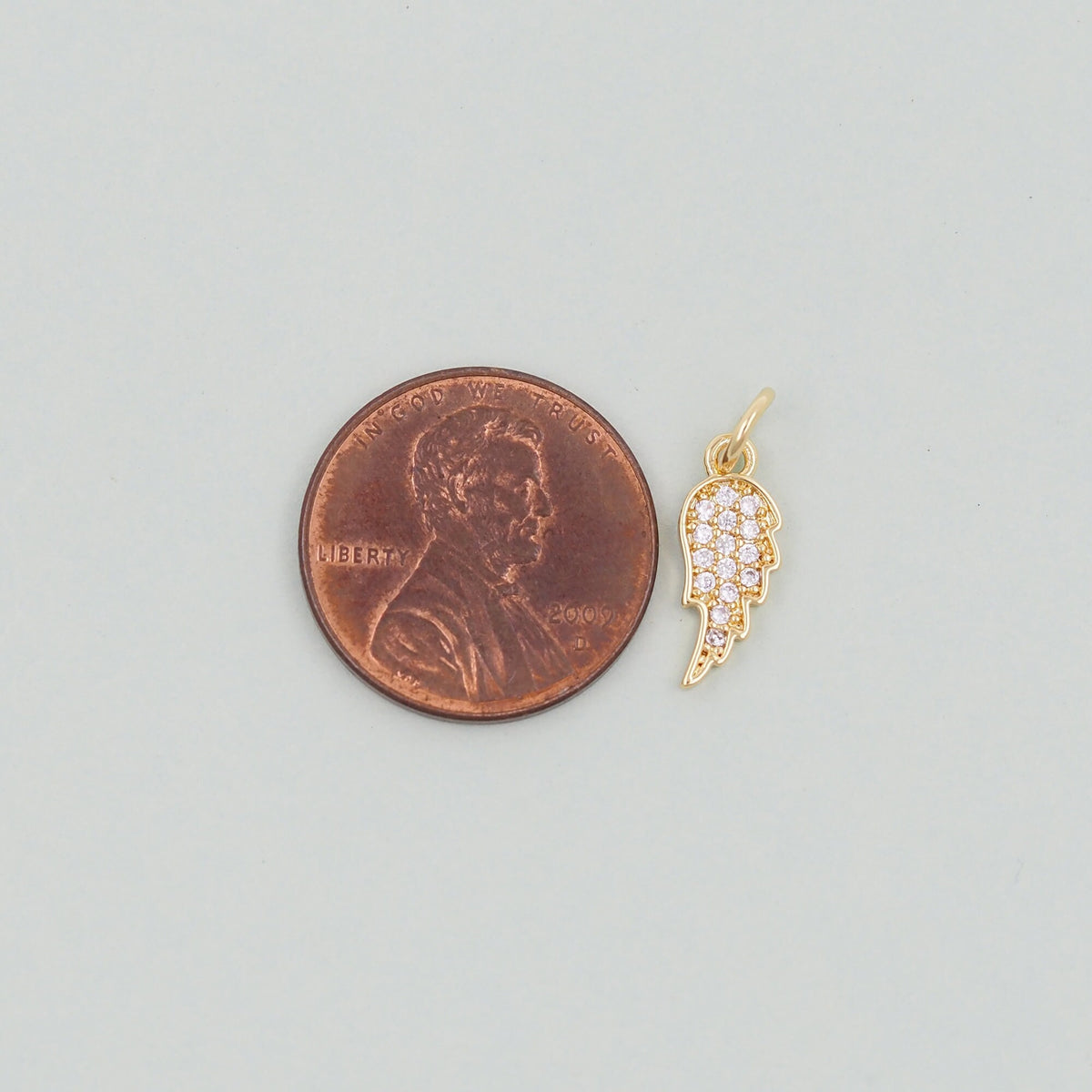 18K Gold Filled Angel Charm Pendant for Jewelry Making