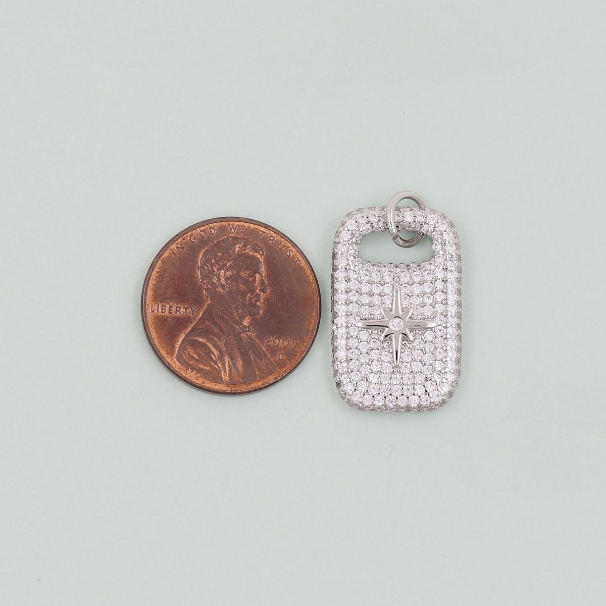 18K Gold Filled North Star Charm Pendant for Jewelry Making