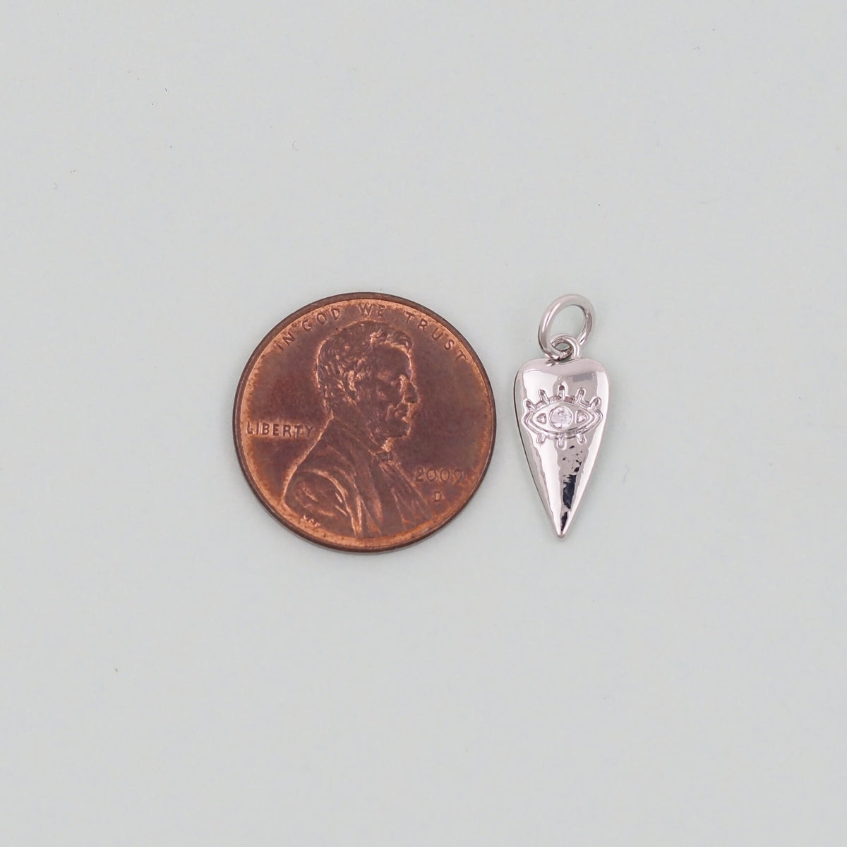 18K Gold Filled Heart Charm Pendant for Jewelry Making