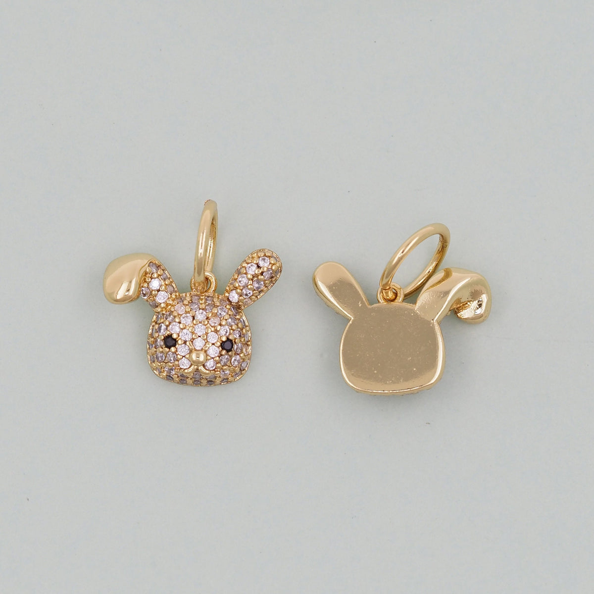 18K Gold Filled Hand Charm Pendant for Jewelry Making