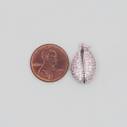 Gold Shell Charms,18K Gold Filled Conch Shell Pendant,Conch Shell Charm Bracelet Necklace for DIY Jewelry Making Supply