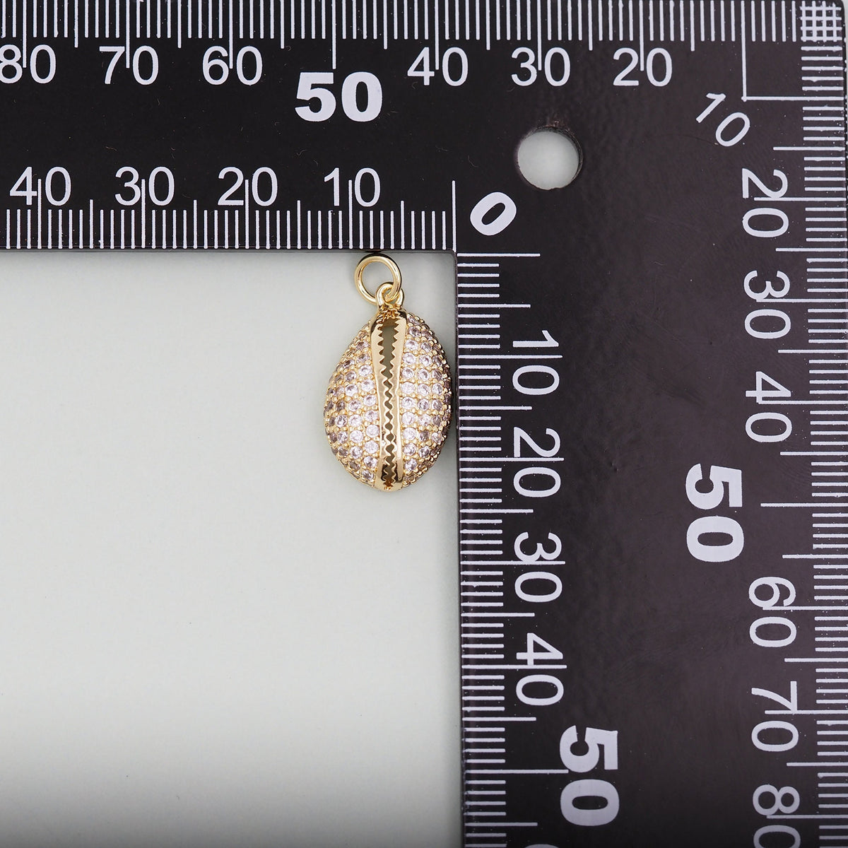 18K Gold Filled Shell Charm Pendant for Jewelry Making