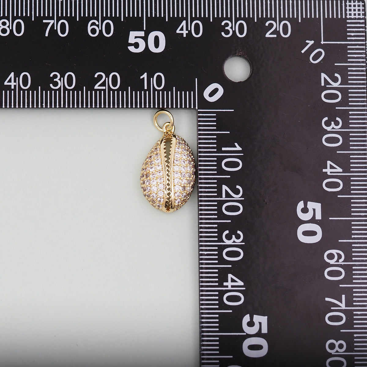 Gold Shell Charms,18K Gold Filled Conch Shell Pendant,Conch Shell Charm Bracelet Necklace for DIY Jewelry Making Supply