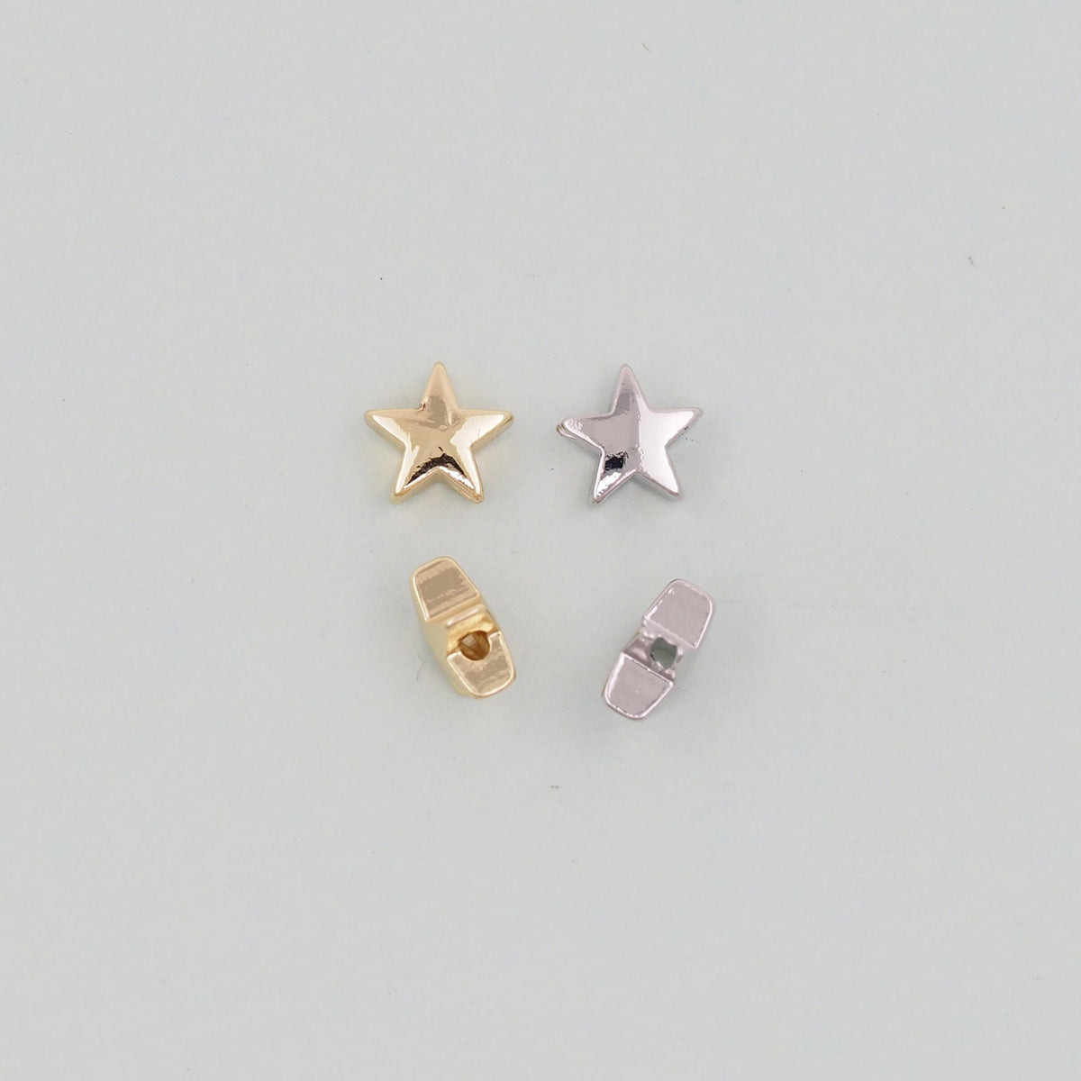 18K Gold Filled Star Jewelry Beads 2 mm for Jewelry Making