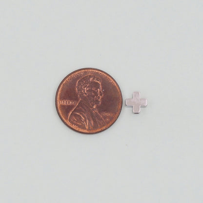 18K Gold Filled Cross Jewelry Beads 2 mm for Jewelry Making