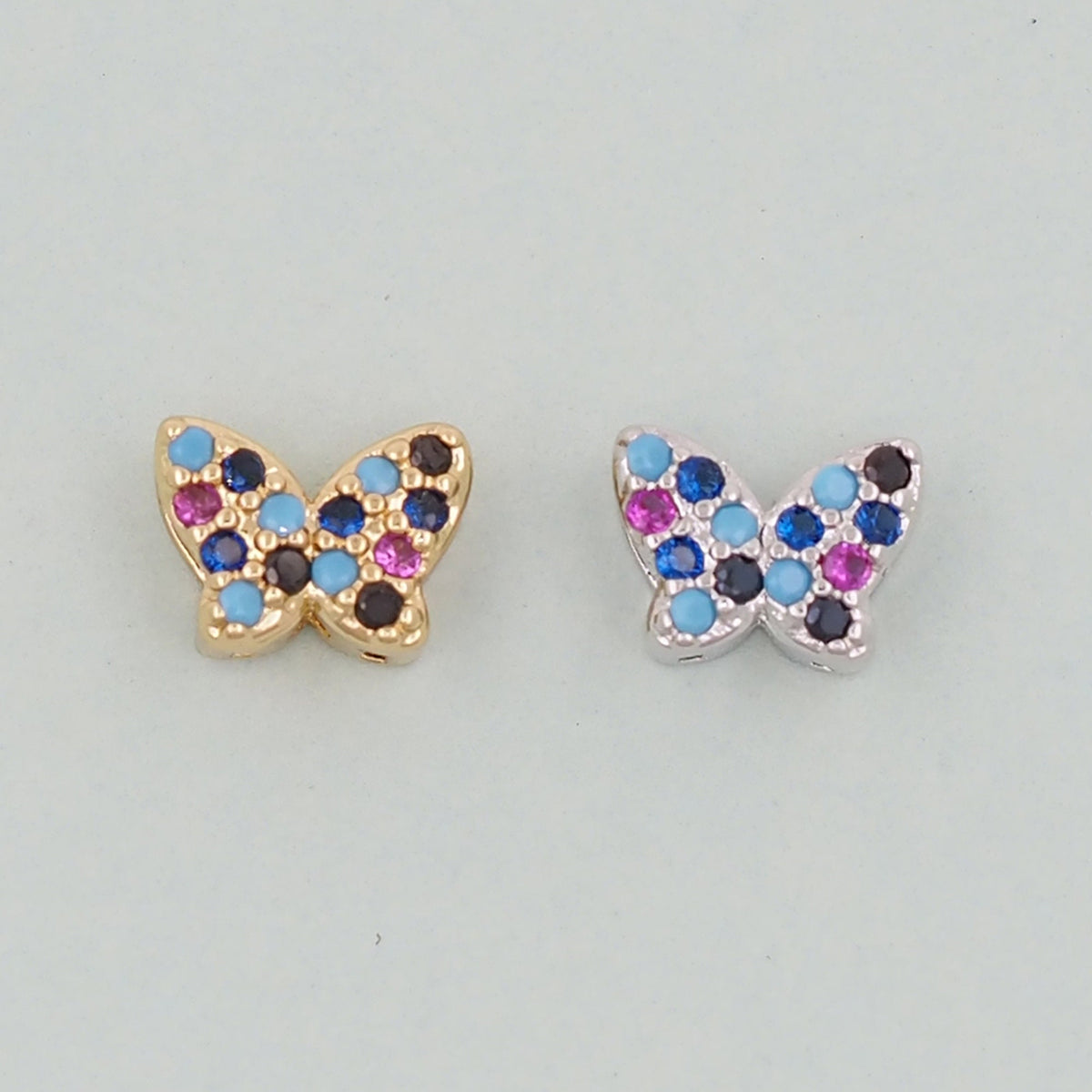 18K Gold Filled Butterfly Charm Pendant for Jewelry Making