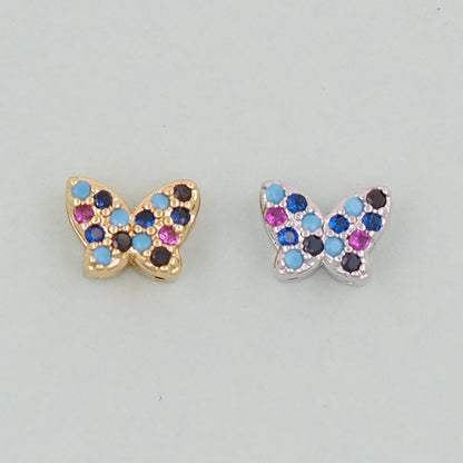 18K Gold Filled Butterfly Charm Pendant for Jewelry Making