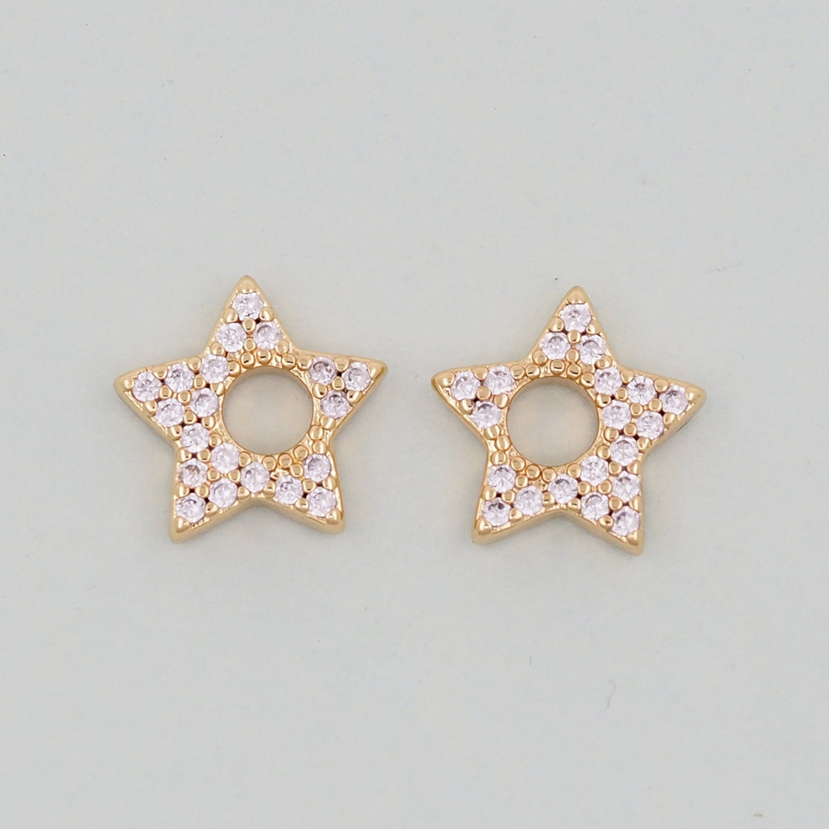 18K Gold Filled Star Charm Pendant for Jewelry Making