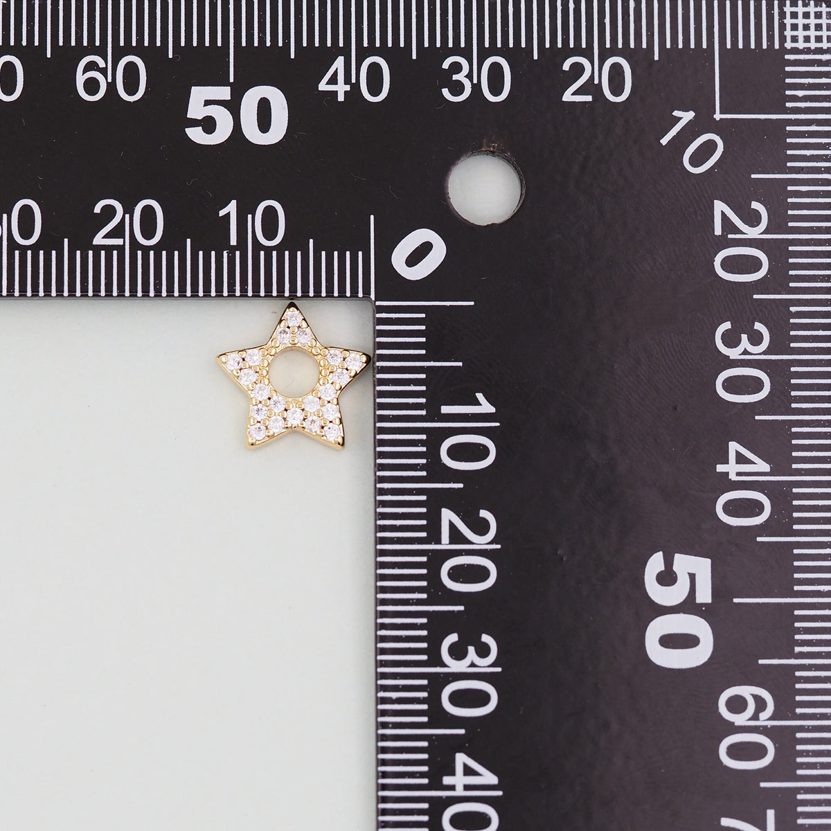 18K Gold Filled Star Charm Pendant for Jewelry Making