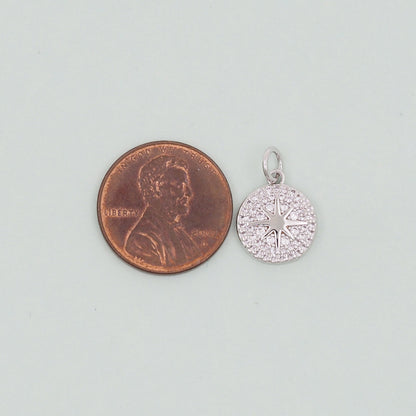 18K Gold Filled Star Charm Pendant for Jewelry Making